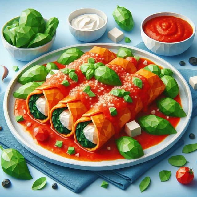 Spinach Cannelloni